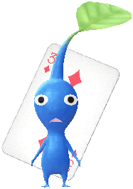 blue Special Playing Card pikmin
