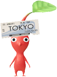 red Station Ticket pikmin