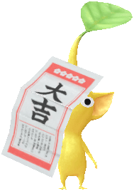 yellow Shrines and Temples Fortune (Very Lucky) pikmin