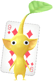 yellow Special Playing Card pikmin