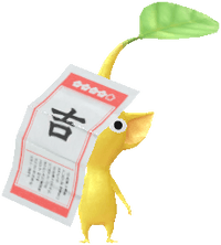 yellow Shrines and Temples Fortune (Lucky) pikmin